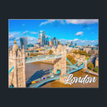 Postal Hermosa Londres, Inglaterra, Reino Unido<br><div class="desc">Esta pintoresca postal de viaje muestra una fotografía de la hermosa ciudad de Londres,  Inglaterra. Esta deliciosa postal sería ideal para amigos,  familiares y colegas.</div>