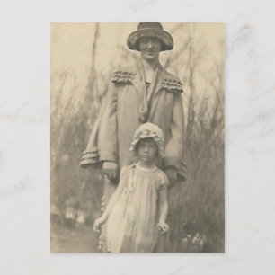 Postal Hermosa madre e hija