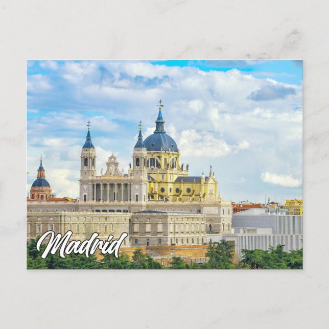 Postal Hermosa Madrid, España (Anverso)