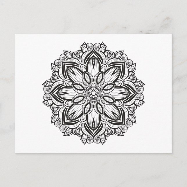 Postal Hermosa Mandala (Anverso)