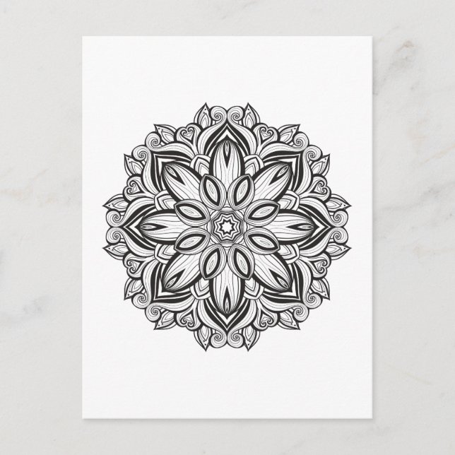 Postal Hermosa Mandala (Anverso)