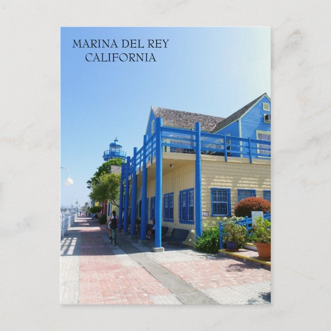 Postal ¡Hermosa Marina Del Rey Postcard! (Anverso)
