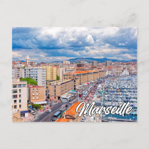 Postal Hermosa Marsella, Francia