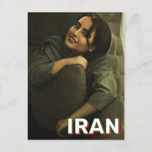Postal Hermosa mujer iraní