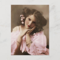 Hermosa mujer vintage