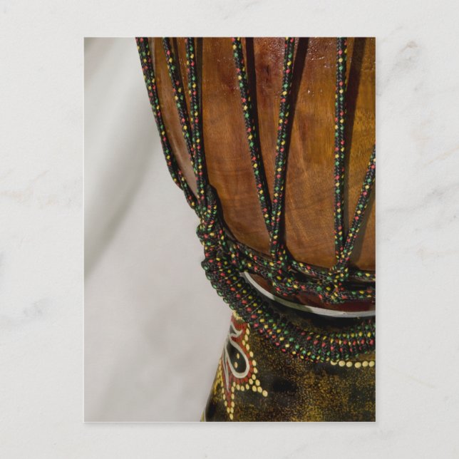 Postal Hermosa música - Djembe (Anverso)