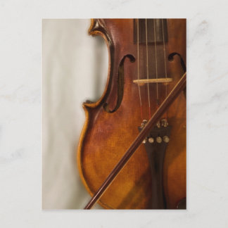 Postal Hermosa música: violín