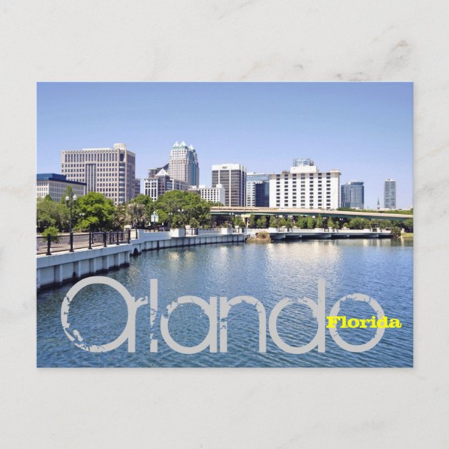 Postal Hermosa Orlando, Florida (Anverso)