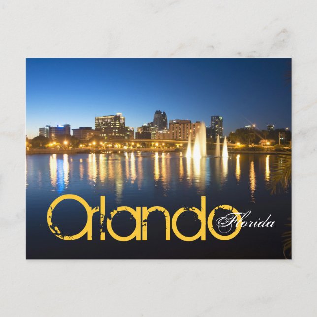 Postal Hermosa Orlando, Florida (Anverso)