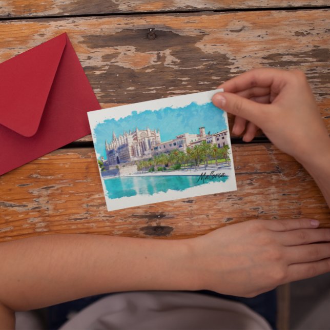 Postal Hermosa Palma de Mallorca Islas Baleares (mallorca panorama view Postcard)