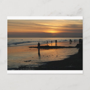 Postal Hermosa playa Brighton Sunet