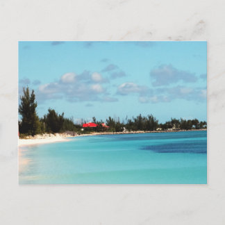 Postal Hermosa playa de Las Bahamas