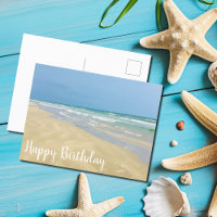 Hermosa Playa Fotografía Costera de Cumpleaños Fel