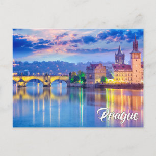Postal Hermosa Praga, República Checa