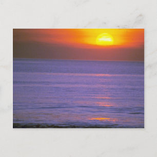 Postal Hermosa puesta de sol: Bali, Indonesia