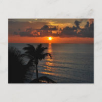 Hermosa puesta de sol de Cancún