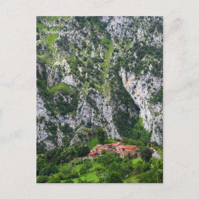 Postal Hermosa región asturiana del norte de España (Anverso)