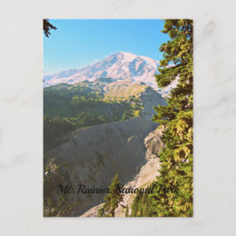 Postal Hermosa vista del Parque Nacional de Monte Rainier