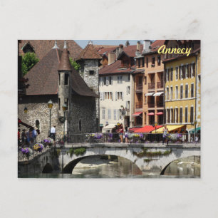 Postal Hermosa y pintoresca Annecy, Francia