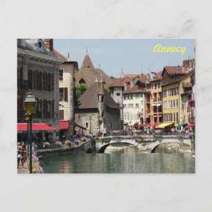 Postal Hermosa y pintoresca Annecy, Francia