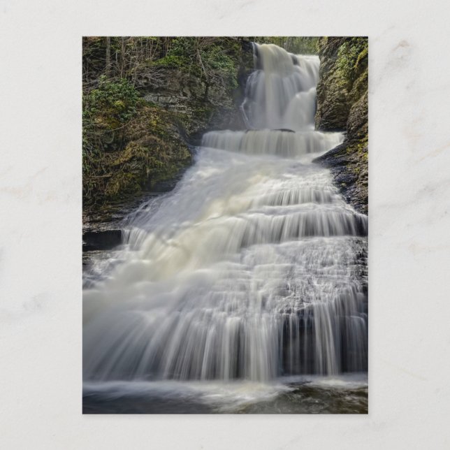 Postal Hermosas cataratas de Dingmans (Anverso)