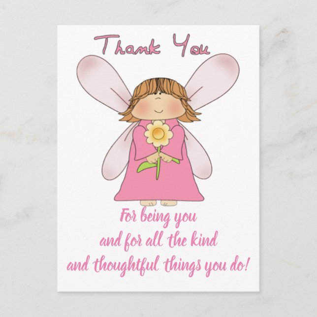 Postal HERMOSAS EXPRESIONES - Gracias Postcard (Anverso)