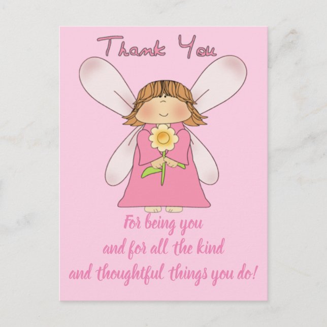 Postal HERMOSAS EXPRESIONES - Gracias Postcard (Anverso)