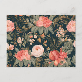 Postal Hermosas flores de Rosa floral