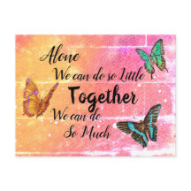 Hermosas mariposas Naranja rosa Motivación