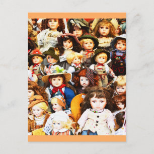 Postal Hermosas muñecas