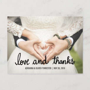 Postal Hermosas Parejas Foto Boda Amor Y Gracias