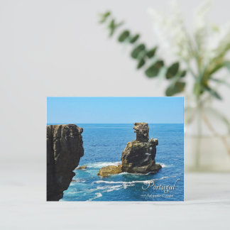 Postal Hermosas rocas en la costa atlántica de Portugal