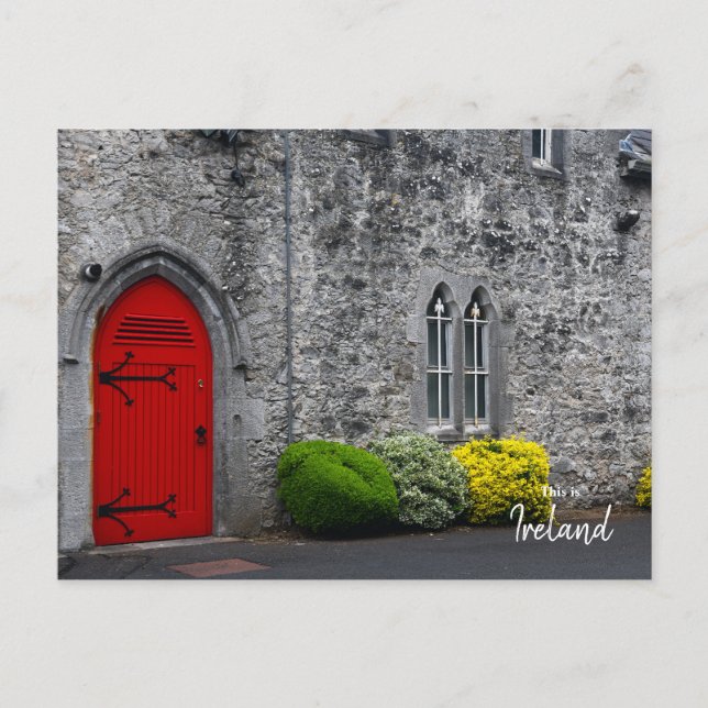 Postal Hermoso Adare - Irlanda (Anverso)