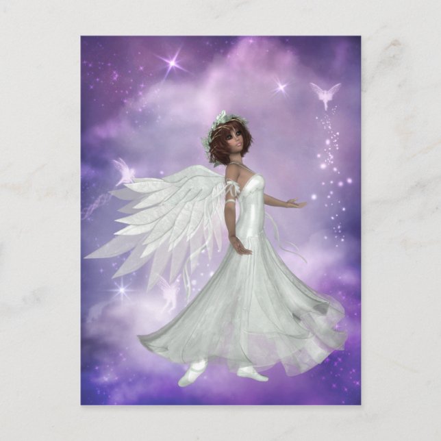 Postal Hermoso Angel Design 3 Postcard (Anverso)