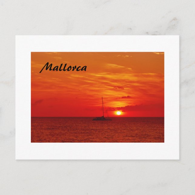 Postal Hermoso atardecer en Mallorca - Postcard (Anverso)