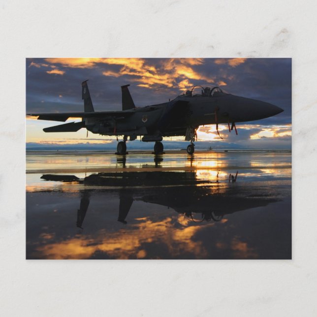 Postal Hermoso avión (Anverso)