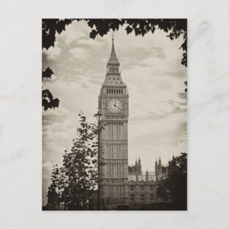 Postal Hermoso Big Ben, Torre del Reloj de Londres