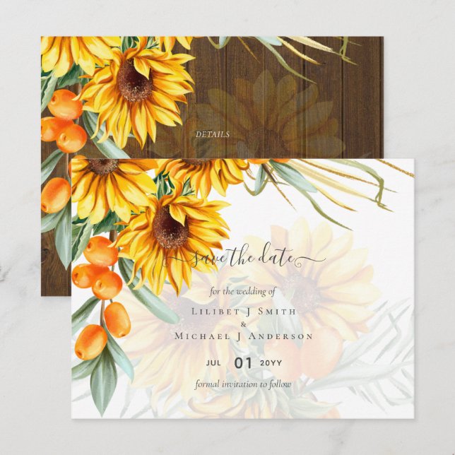 Postal Hermoso Boda de hierba de Pampas (Anverso / Reverso)