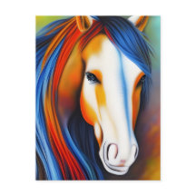 Hermoso caballo colorido