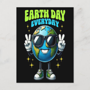 Postal Hermoso cartel en el Día de la Tierra 2026