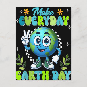 Postal Hermoso cartel en el Día de la Tierra 2026