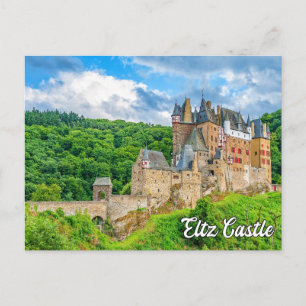Postal Hermoso Castillo de Eltz, Alemania