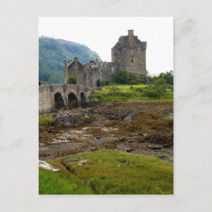 Postal Hermoso castillo Eileen Donan en Dornie occidental