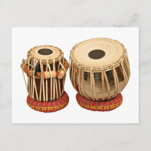 Postal Hermoso conjunto de tabla instrumento de percusión