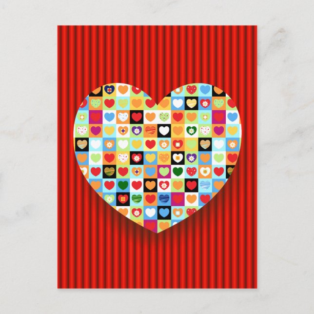 Postal Hermoso Corazón (Anverso)