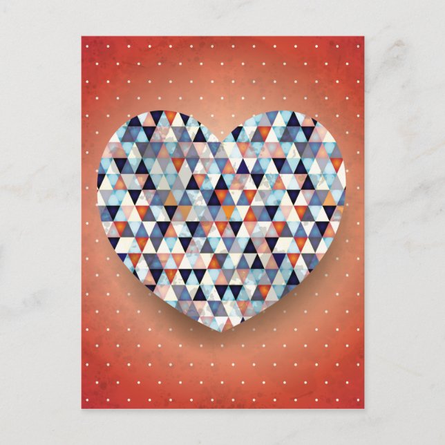 Postal Hermoso Corazón (Anverso)