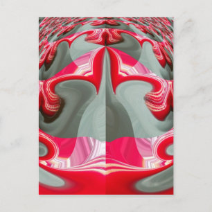 Postal hermoso diseño de ART por motivos geométricos de c