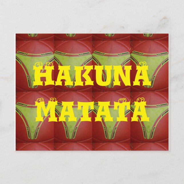 Postal Hermoso diseño de patrón geométrico amarillo dorad (Anverso)