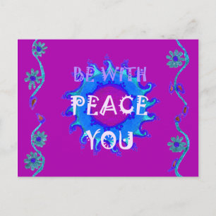 Postal Hermoso diseño gráfico amarillo dorado