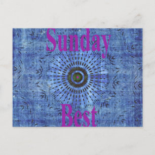 Postal Hermoso diseño moderno de denim asombroso: el domi